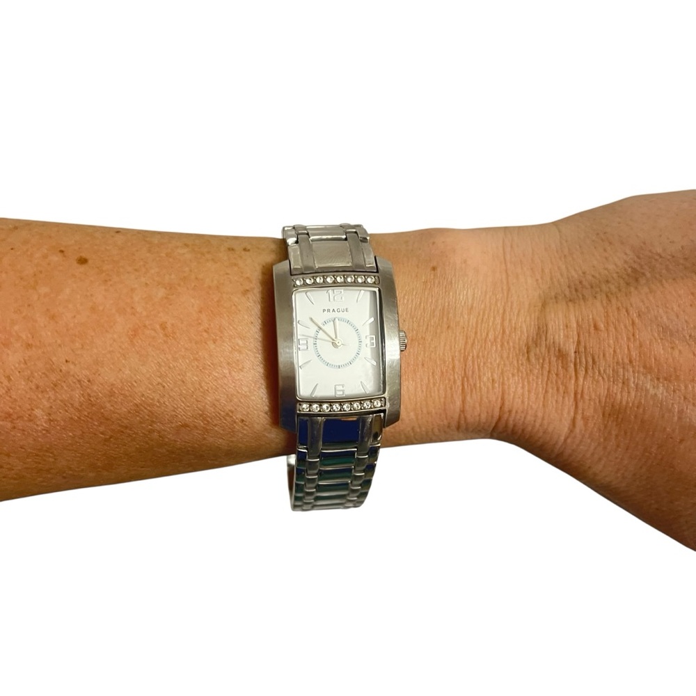 Prague Tank Style Rectangular Stainless Steel Cry… - image 2